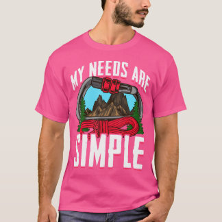T-shirt Mes Besoins Sont Simples Aventure De Randonnée D'e