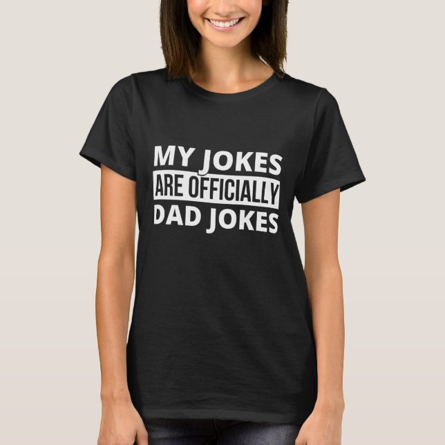 T-shirt mes blagues sont des blagues de papa (Devant)