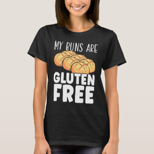 T-shirt Mes Buns Sont Sans gluten Blé Aliment Allergie Cel