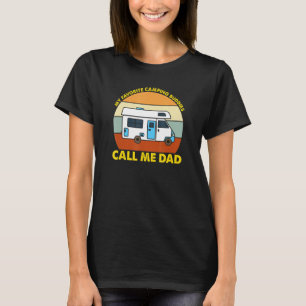 T-shirt Mes camarades de camping favoris Appelez-moi Papa