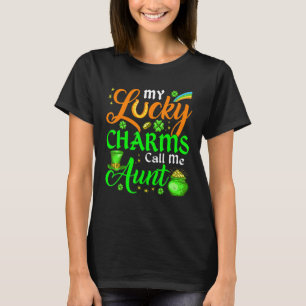 T-shirt Mes Charmes Chanceux M'Appelent Tante Mignonne St