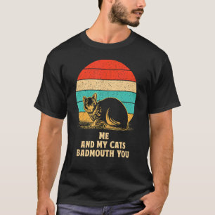 T-shirt Mes chats te médisent Humour de maman chat Amis d