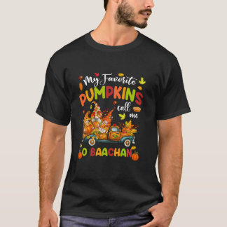 T-shirt Mes Citrouilles préférés M'Appelent Un Camion Baac