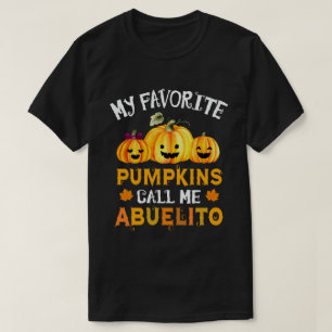 T-shirt Mes Citrouilles préférés m'appellent Abuelito Hall