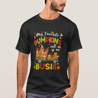 T-shirt Mes Citrouilles préférés m'appellent Busia Truck T