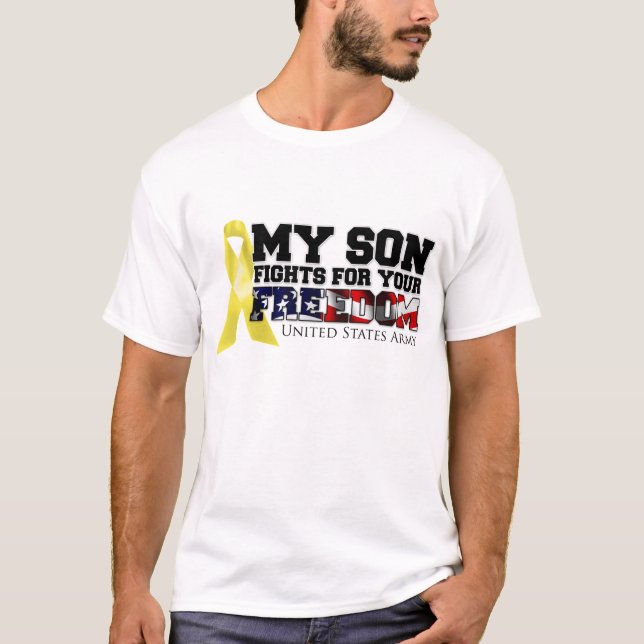 T-shirt Mes combats de fils pour votre liberté (Devant)