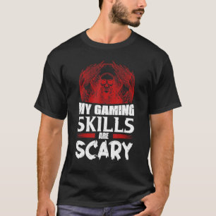 T-shirt Mes Compétences De Jeu Sont Halloween Effrayant Po