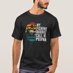 T-shirt Mes copains de pêche m'appellent Pépé Pêcheur F