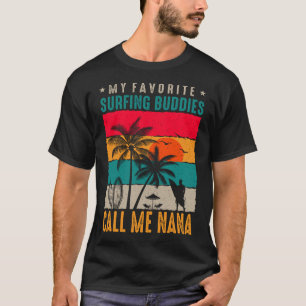 T-shirt Mes copains préférés de surf M'APPELLE NANA Vintag