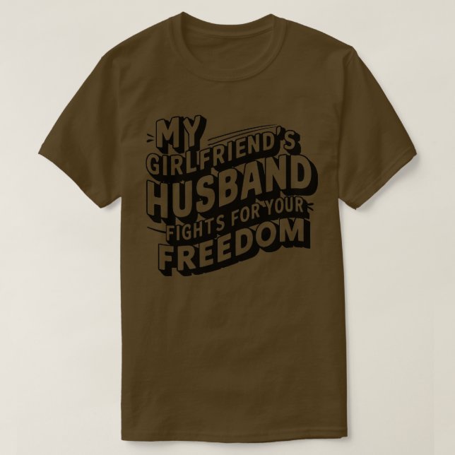 T-shirt mes copines hus se bat pour ta liberté (Design devant)