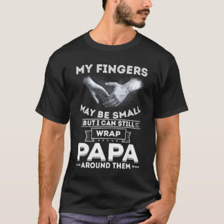 T-shirt Mes doigts sont peut-être petits mais je peux quan