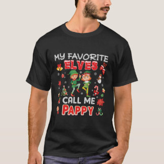 T-shirt Mes Elfes Préférés M'Appelent Joyeux Elfes De Noël