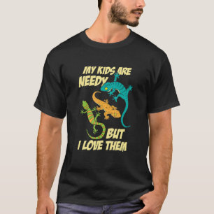 T-shirt Mes Enfants Ont Besoin Mais Je Les Aime Gecko Liza