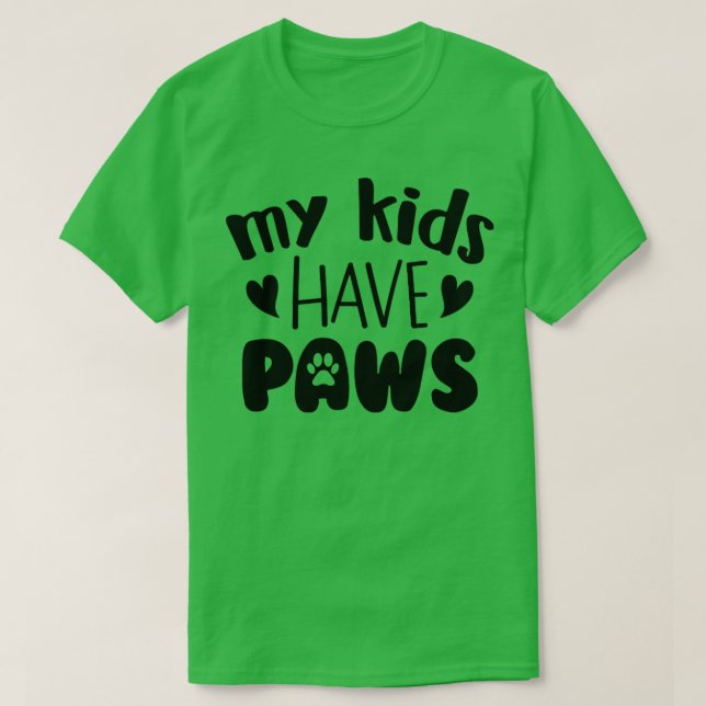 T-shirt Mes Enfants Ont Des Patrouilles (Design devant)
