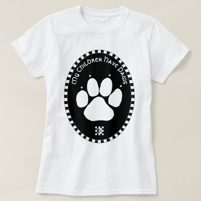 T-shirt Mes enfants ont des pattes (Design devant)