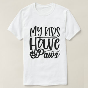 T-shirt Mes enfants ont des pattes-01