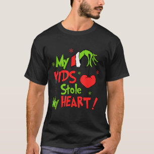 T-shirt Mes enfants ont volé amusant mon coeur qui corresp