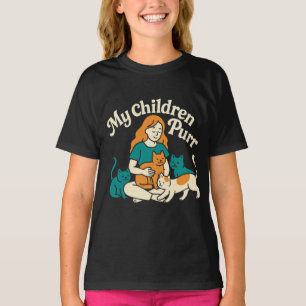 T-shirt Mes enfants ronronnent