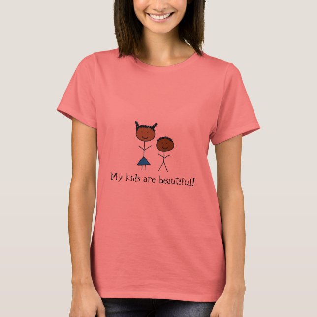 T-shirt Mes enfants sont beaux ! (Devant)