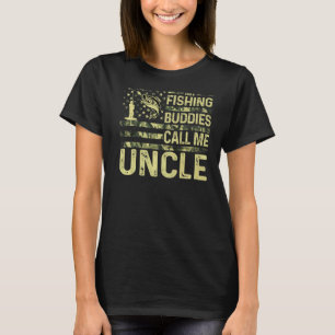 T-shirt Mes Épouses De Pêche M'Appelent Oncle Usa Patrioti