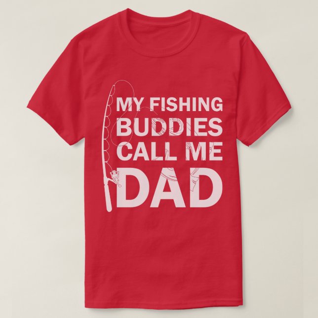 T-shirt Mes Épouses De Pêche M'Appelent Papa 1 (Design devant)