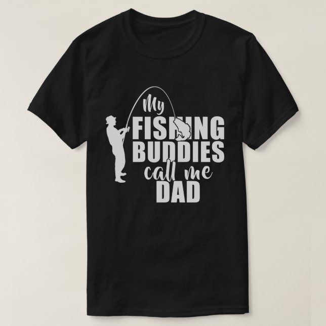 T-shirt Mes Épouses De Pêche M'Appelent Papa Cadeaux (Design devant)