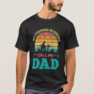 T-shirt Mes Épouses De Pêche M'Appelent Papa, Fisher Papa 