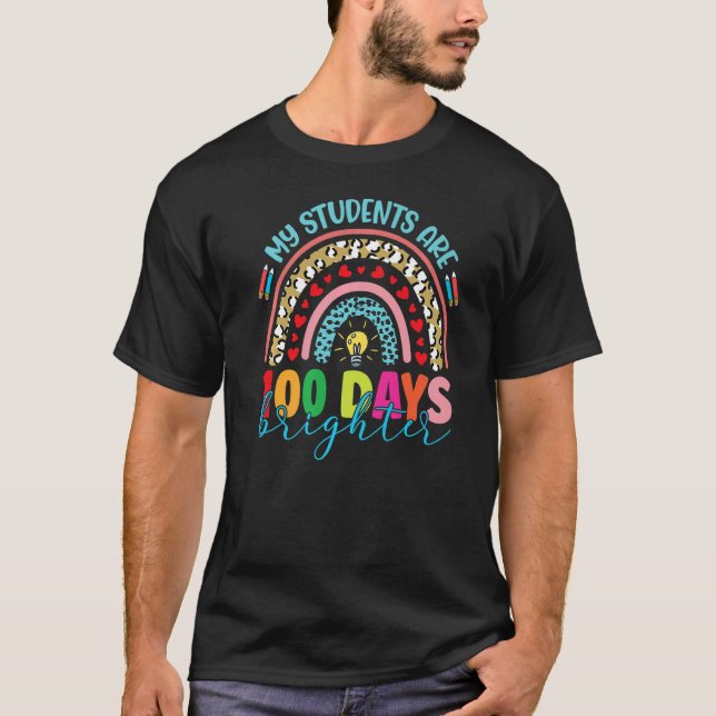 T-shirt Mes Étudiants Ont 100 Jours De Plus De 100 Jours D (Devant)