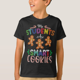 T-shirt Mes Étudiants Sont Intelligents Cookies Gingerbrea