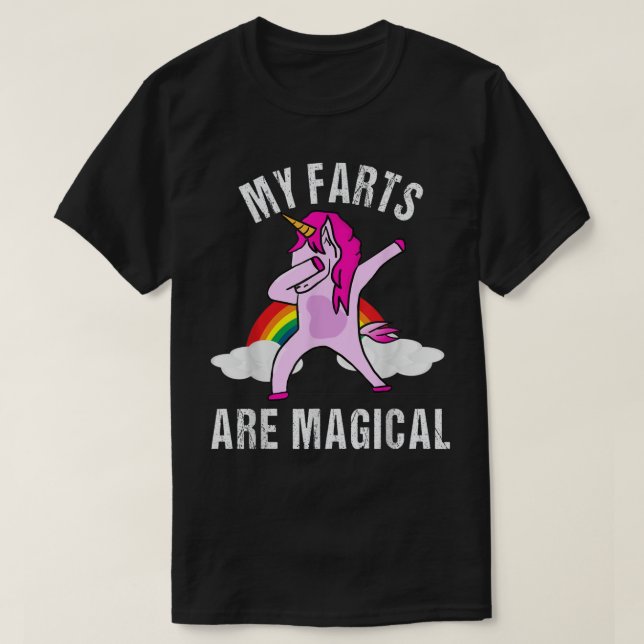 T-shirt Mes Farts sont Magical Funny Unicorn Gag 476 (Design devant)