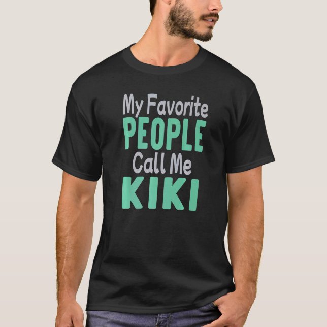 T-shirt Mes Favoris M'Appelent Kiki 2 (Devant)