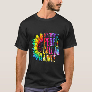 T-shirt Mes Favoris M'Appelent Tante Tante Nephew Niec