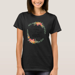 T-shirt Mes Gens Favoris M'Appelent Gigi Femmes Floral Gra