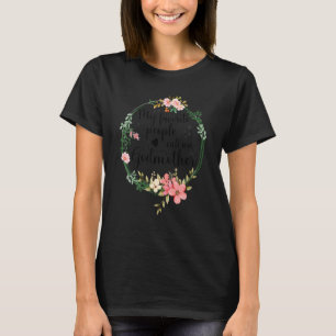 T-shirt Mes Gens Favoris M'Appelent Godmère Femmes Floral