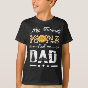 T-shirt Mes Gens Favoris M'Appelent Papa Tee Fête des père