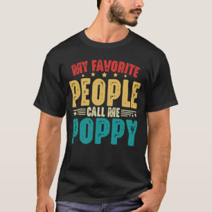 T-shirt Mes Gens Favoris M'Appelent Pères Vintages De Pavo