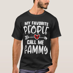 T-shirt Mes Gens Préférés M'Appelent Gammy Mothers Day Buf