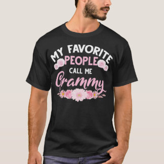 T-shirt Mes Gens Préférés M'Appelent Grammy Mignonne