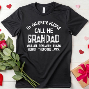 T-shirt Mes Gens Préférés M'Appelent Grand Anniversaire Fê