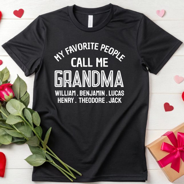 T-shirt Mes Gens Préférés M'Appelent Grand-Mère fête d'ann (Créateur téléchargé)