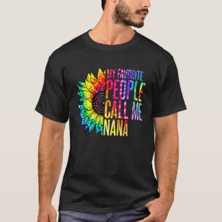 T-shirt Mes Gens Préférés M'Appelent Nana Grandma Tourneso