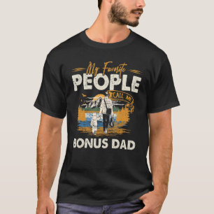 T-shirt Mes gens préférés m'appellent Bonus Papa Hommes Su