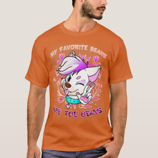 T-shirt Mes haricots préférés sont les fèves d'orteils I F
