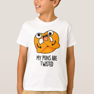 T-shirt Mes jeux de mots sont un biscuit apéritif tordu dr