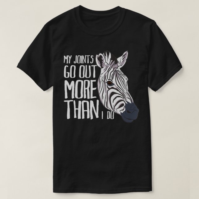 T-shirt Mes Joints Sortent Plus Que Moi (Design devant)