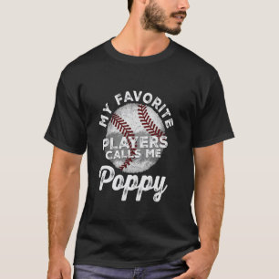 T-shirt Mes Joueurs de Baseball Préférés M'appellent Père