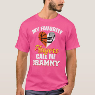 T-shirt Mes Joueurs préférés M'Appelent Grammy Basketball
