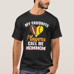 T-shirt Mes Joueurs préférés M'Appelent Maman Football Sof