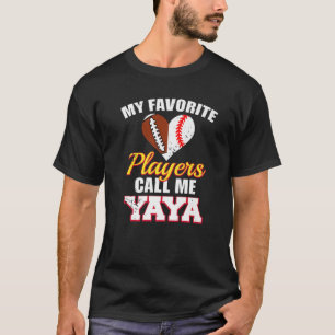 T-shirt Mes Joueurs Préférés M'Appelent Yaya Football Base