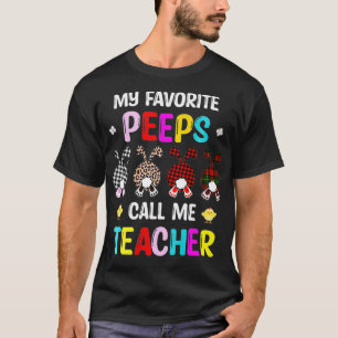 T-shirt Mes lapins Favoris Appelez-Moi Professeur Peepz Pâ